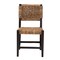 Baxton Studio Alise Modern Bohemian Dark Brown Mahogany Wood and Banana Fiber Dining Chair 228-13102-ZORO - alternate 2